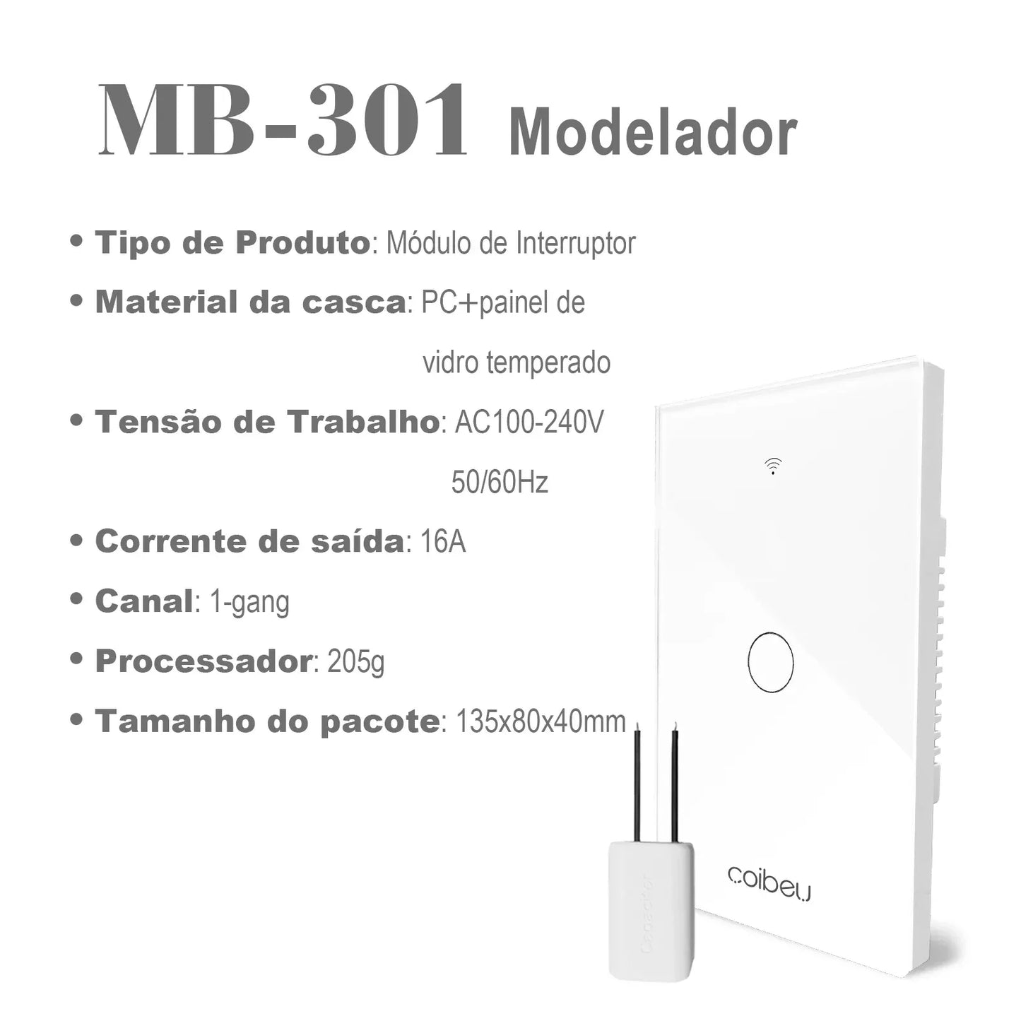 Touch switch, Smart Switch, WiFi switch, control switch, Compatible with Alexa Tuya Google, with neutral