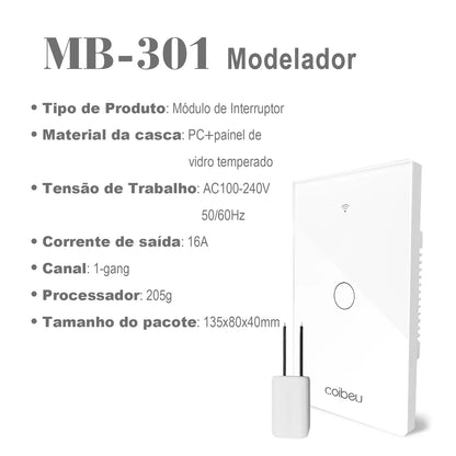 Touch switch, Smart Switch, WiFi switch, control switch, Compatible with Alexa Tuya Google, with neutral