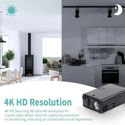 4K Security Camera WiFi Wireless Monitor Remote Motion Detecting Camcorders Security Protection Indoor Surveillance 2026 NEW
