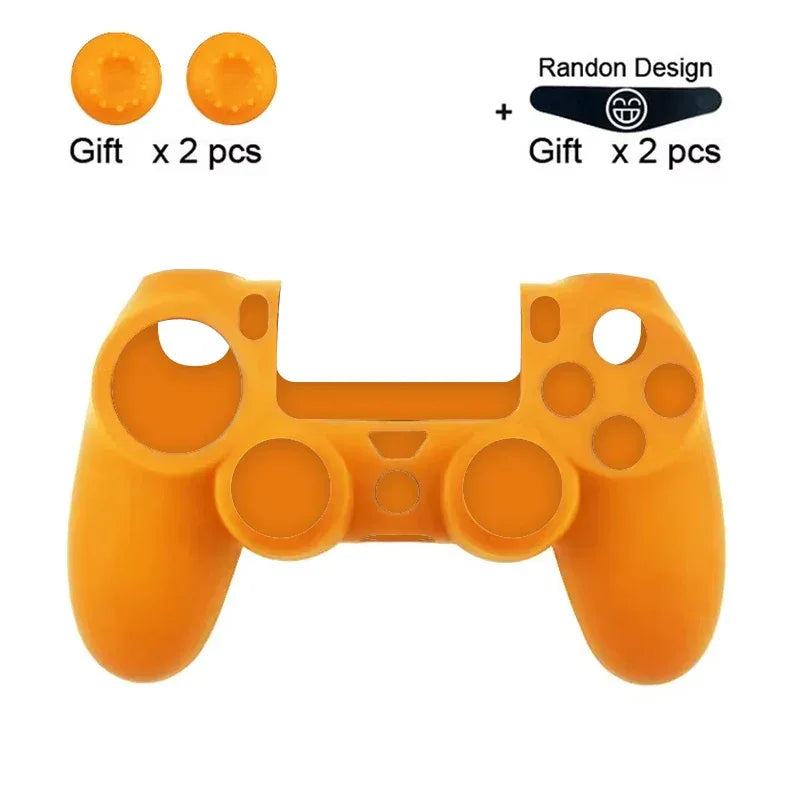 DATA FROG Silicone Protective Case for PS4 Controller – Anti-Slip Soft Cover for PS4 / PS4 Pro / PS4 Slim Gamepad