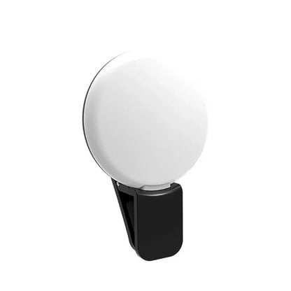Mini Selfie Ring Light LED Flash Phone Lens Light USB Rechargeable Clip Mobile Phone Fill Lamp Women Selfie Lights