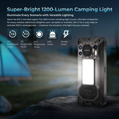 OUKITEL WP61 Ultra Rugged Phone 20000mAh, 6.78'' HD+ 36GB(12+24)+512GB ROM, 108MP Android 16 NFC 5G Smartphone - Thermal Imaging