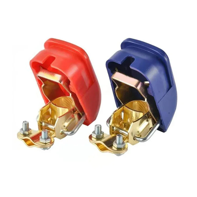 Battery Terminal Connectors 1 Pair Includes Positive and Negative 12V Car Quick-Release Connectors Suitable for Vehicles Boats