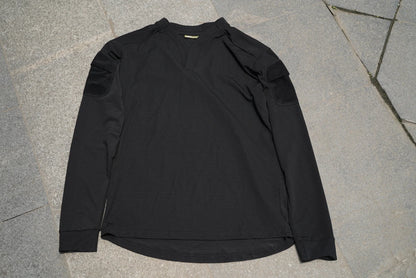 Tactical Tom vs. Quick Drying T-shirt, Long Sleeve Combat Jacket, V-neck Soft and Comfortable Outdoor Sportswear