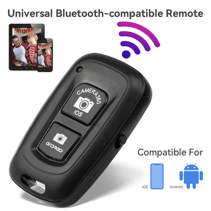 Remote Shutter Release for Phone Wireless Bluetooth-compatible Control for Monopod Photo Camera Shutter Button Selfie Accessory