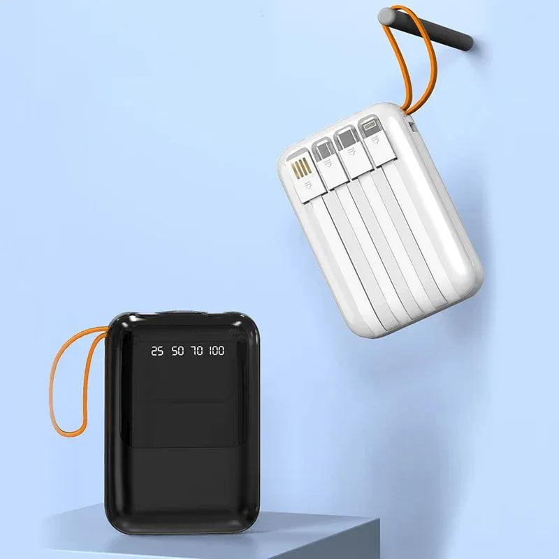3*18650 Power Bank Fast Charging Powerbank Portable Battery Charger PowerBank For iPhone Xiaomi 4IN1 Mini Battery Storage Boxes