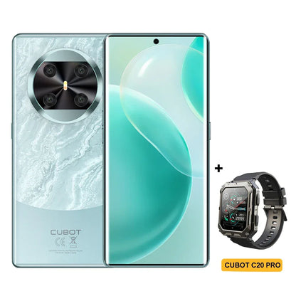 [NEW] CUBOT Android Smartphone X90, 6.67" AMOLED Curved 120Hz Display, 32GB RAM (16GB+16GB), 256GB ROM, Helio G99, NFC, 100MP