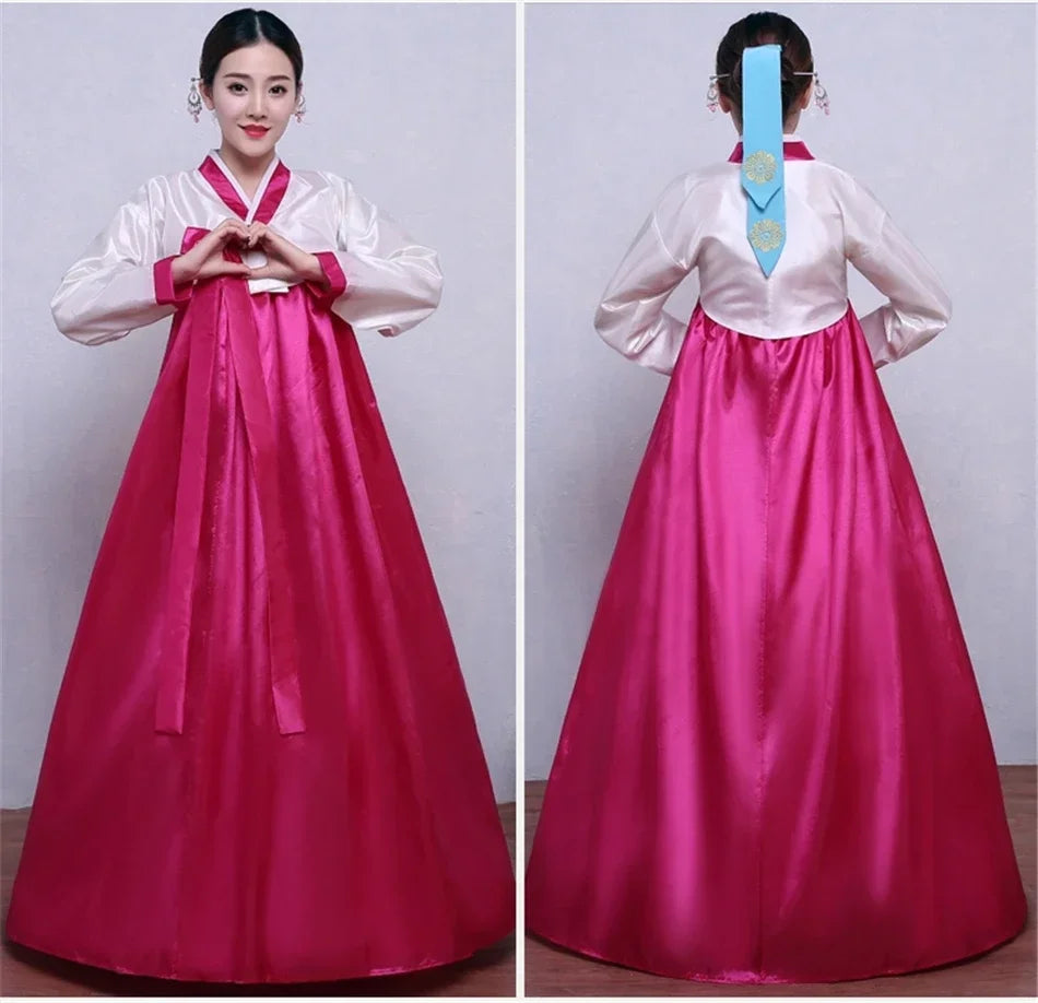 Robe Hanbok pour femmes, mode coréenne, Costumes anciens, fête traditionnelle, palais asiatique, vêtements de spectacle Cosplay,