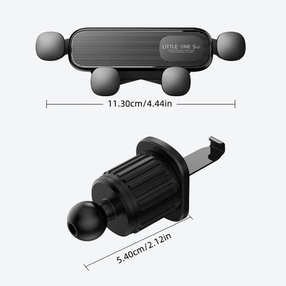 Gravity Car Phone Holder Car Air Vent Phone Holder for 4.7-6.9inch Smartphone Car Interior Stand Supports for Huawei iPhone