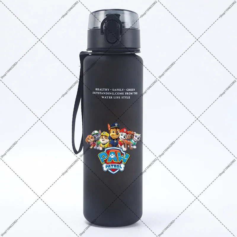 Paw Patrol 650ML Water Bottles Cartoon Anime Pattern Printed Sports Bottle Women Men Outdoor Fashion Cup Birthday Party Gifts