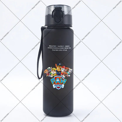 Paw Patrol 650ML Water Bottles Cartoon Anime Pattern Printed Sports Bottle Women Men Outdoor Fashion Cup Birthday Party Gifts