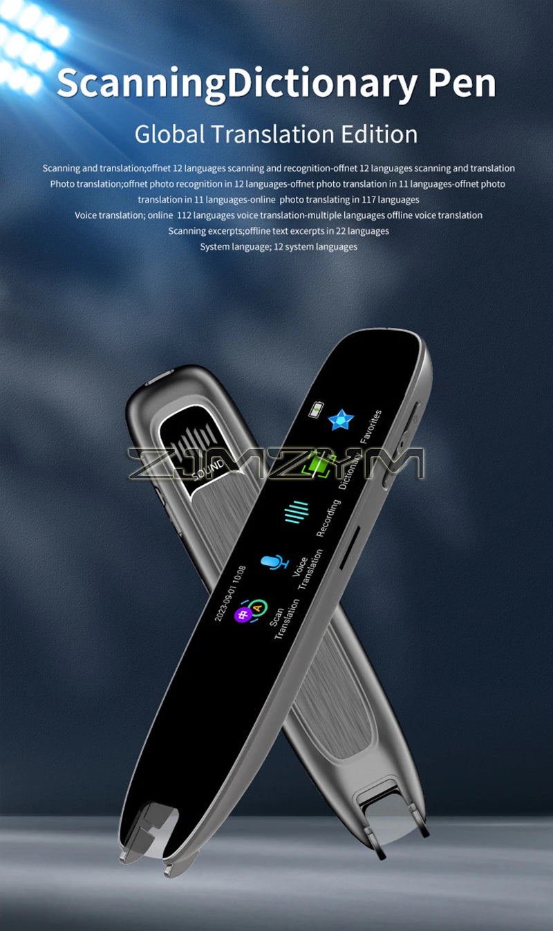 A26S Scan Translation Pen Exam Reader Voice Language Translator Device with Touchscreen WiFi/Offline Function번역펜