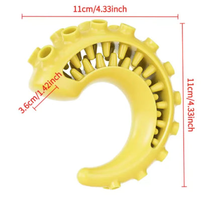 Dog Teething Toy Chew Stick Bite Resistant Fun Leak Proof Food Toy Pet Teether Cleaner Stick