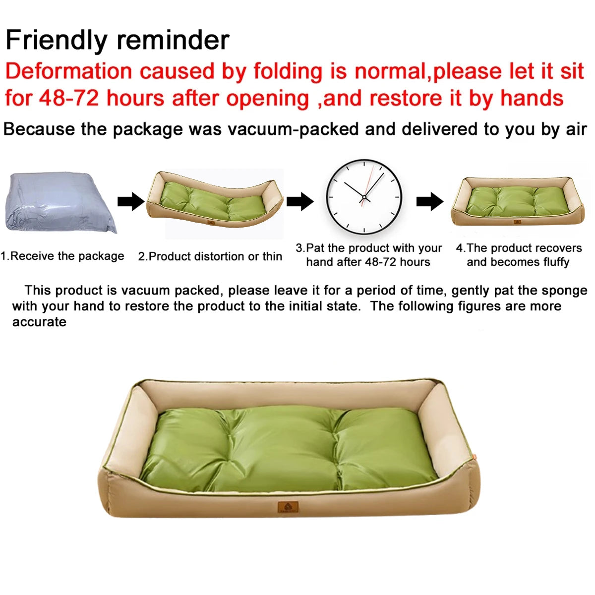 Large Dog Bed Waterproof Dog Bed for Big Dogs Summer Cooling Cat Bed Soft Sleeping Pet Mat All Seasons Puppy Mat for Chihuahua