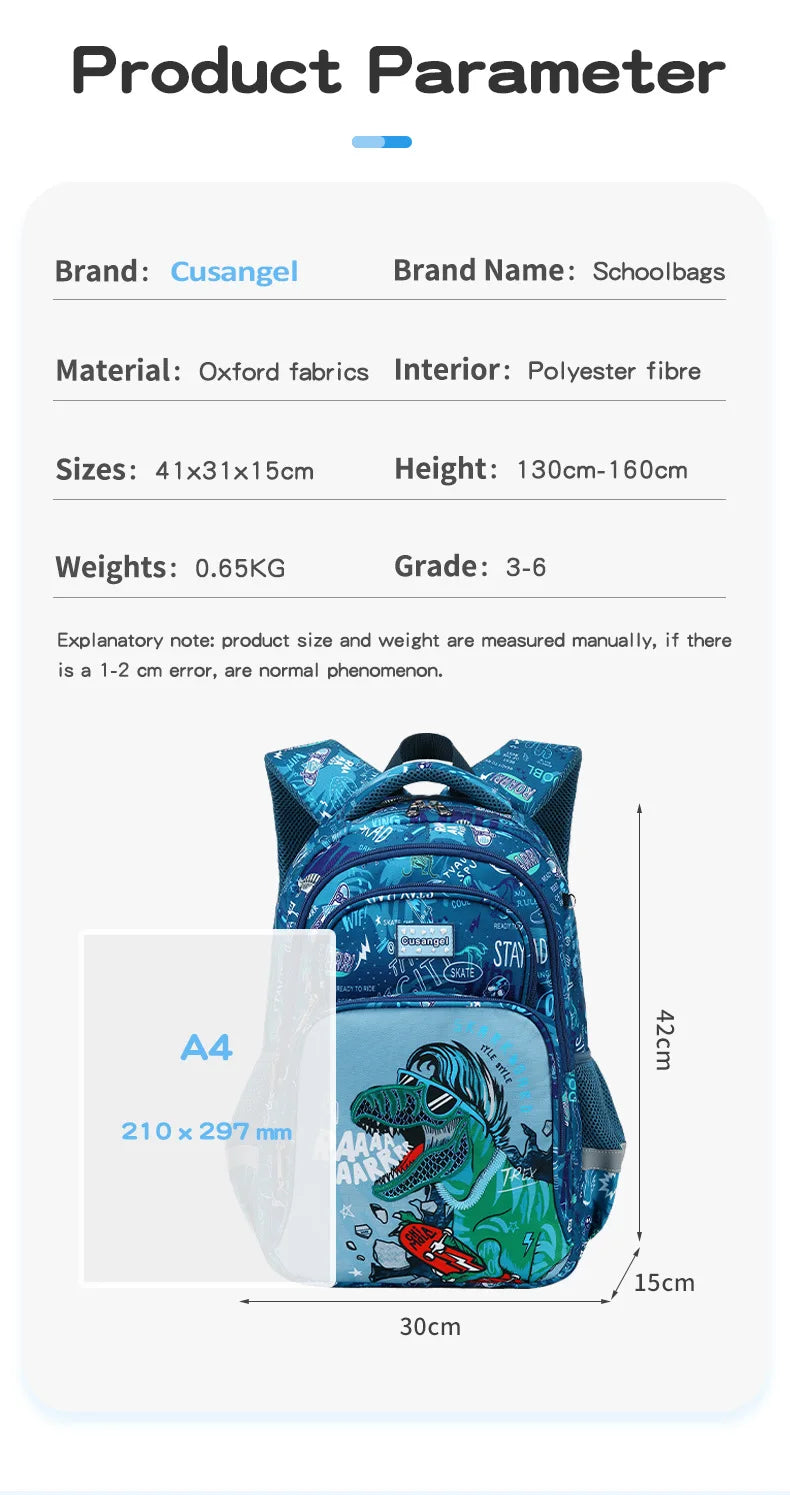 Cartoon Unicorn 3 Piece Set School Bags For Girls Boys Kids Space Backpack Primary School Students Backpack With lunch box