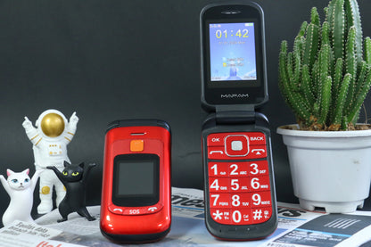 Mafam F899 Small Cover Folded Elderly Mobile Phone For Seniors Dual Display SOS Button Fast Quick Call Anti-Scratch Low Price