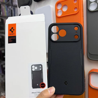 Spigen Rugged Armor MagFit for For Magsafe For iPhone 17 Pro Max 17 Air Magnetic Case Wireless Charging Shockproof Matte Cover