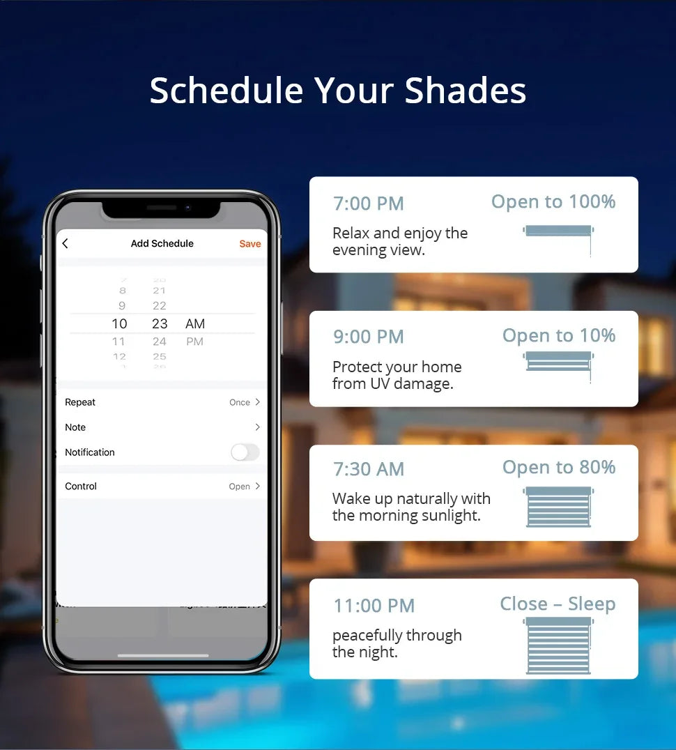 Zemismart Zigbee Smart Roller Shade Driver Built in Battery with Knob Control Speed Work with Tuya App Alexa Google Home Voice