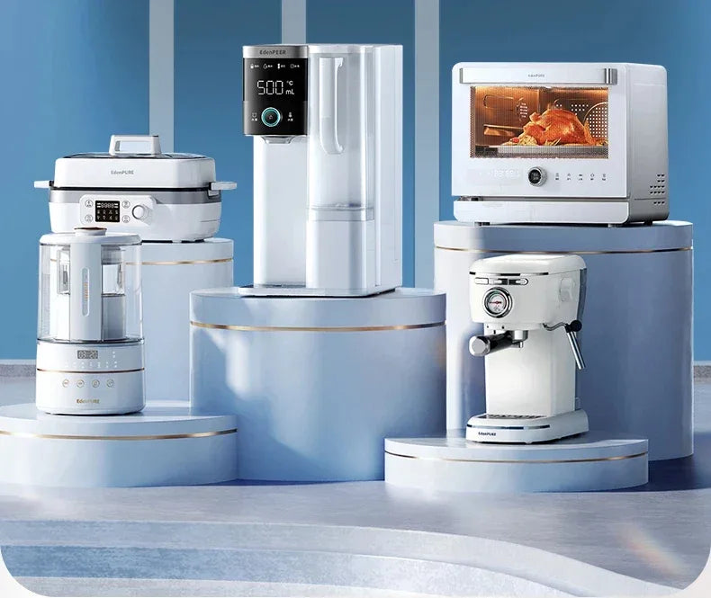 EU Plug Power Strip with 3 AC Outlets +2 USB Ports+ 1 Type C, 6-in-1 Plug Socket Adapter Wireless Wall Charger for Home Office