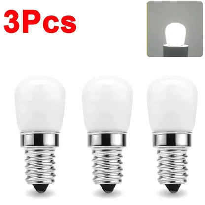 LED Refrigerator Lamp E12 Light Bulb 220V LED Refrigerator Lamp Screw Bulb for Refrigerator Display Cabinet Home Lighting