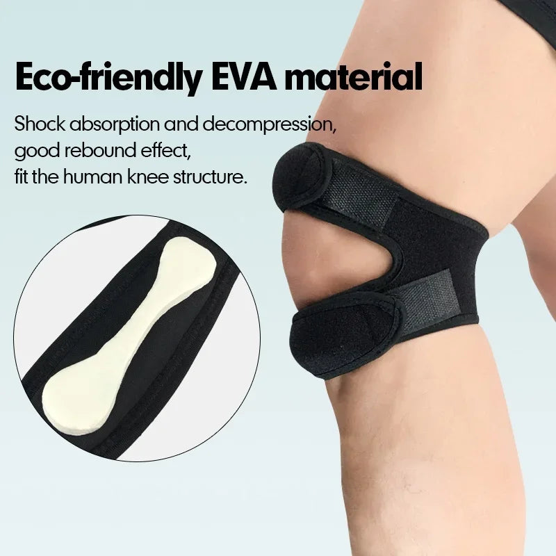 1 PCS Adjustable Sports Knee Pad Patella Band Elastic Bandage Band Football Basketball Sports Knee Pad Fitness Sport Knee Brace