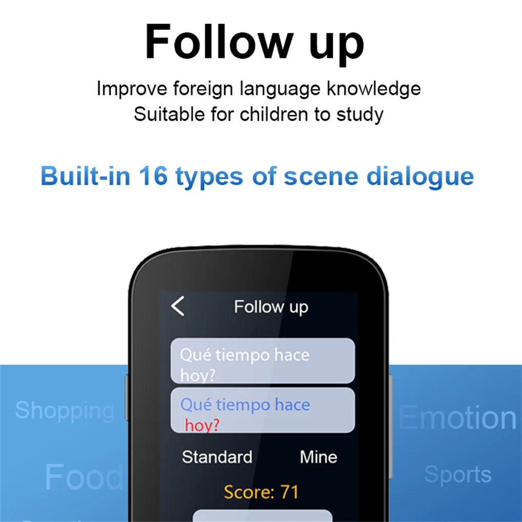 Multi Language Translator Photo Interpreter Device Business School