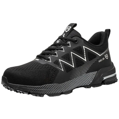 Oulylan Puncture Proof Work Safety Boots Man Breathable Work Shoes Male Men's Fashion Safety Shoes  Steel Toe Sneakers