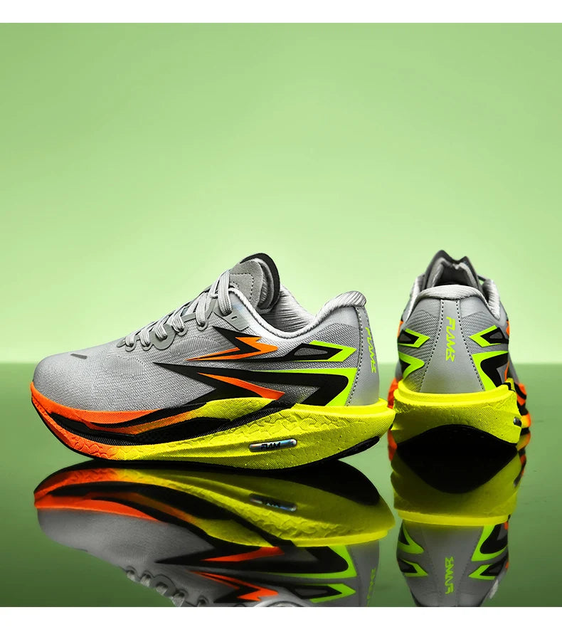 Men's Running Shoes Jogging Breathable Mesh Cushioning Non-Slip Outdoor Casual shoes Couple Trainer Race Sneakers Off-road Shoes