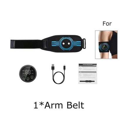 EMS Muscle Stimulation Belt Electric ABS Stimulator Trainer EMS Abdominal Exerciser Toning Belts Arm Leg Back Fitness Massager