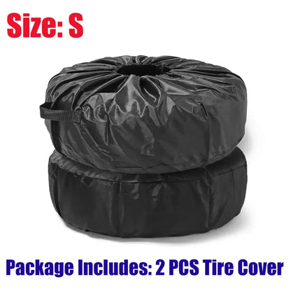 Car Spare Tire Cover Sunscreen Tire Bag Dustproof Protective Film Cloth Waterproof Spare Tire Wheel Bag Tyre Spare Storage Cover