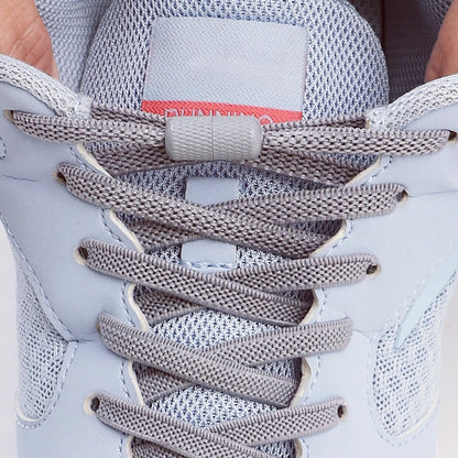 Metal Capsule Buckle Shoelaces without ties Sneaker Flats Elastic Laces Kids Adult Quick Lace On/Off Shoelace 1Pair/2Pair