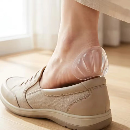 Clear Silicone Heel & Forefoot Cushion Pads, Lightweight Breathable Comfort Inserts for High Heels & Sneakers Unisex