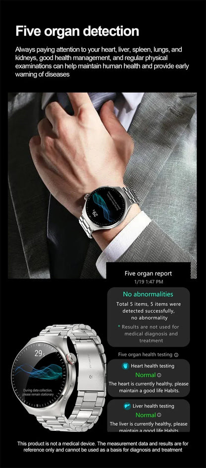 2026New For Man Smartwatches Outdoor Sport Smart Watch Men 1.43“ HD AMOLED Screen ECG physical examination BT5.0 Call smartwatc