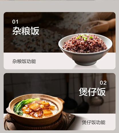 SUPOR 4L Rice Cooker 0-Fluorine Glazed Ball Pot Micro Pressure 21-Min Fast Cook Anti-Overflow 220V
