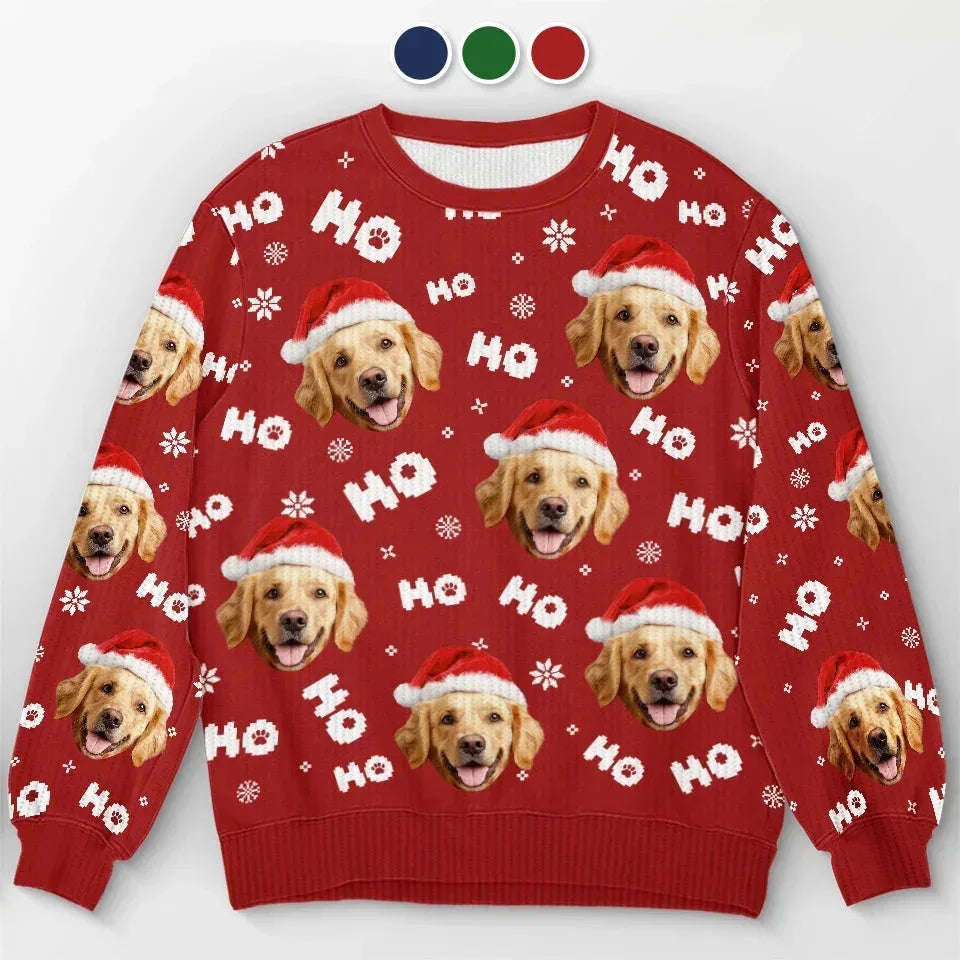 Custom Your Photo 3D Print Ugly Christmas Sweater DIY Face Family Pullovers Funny Image Sweatshirt Personalized Xmas Gift Unisex