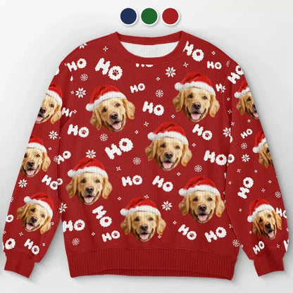 Custom Your Photo 3D Print Ugly Christmas Sweater DIY Face Family Pullovers Funny Image Sweatshirt Personalized Xmas Gift Unisex