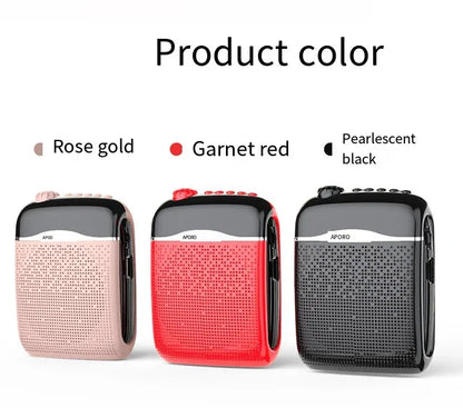 20W 2.4G Wireless / Wired Voice Amplifier Microphone Bluetooth 5.0 SpeakerTeacher School Tour Guide Portable FM Radio Megaphone