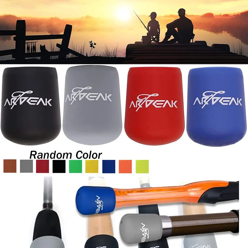 Rod Protective Case Fishing Rod Handle Cover Rod Bottom Protector Fishing Rod Handle Protective Case Fishing Rod Fixed Ring