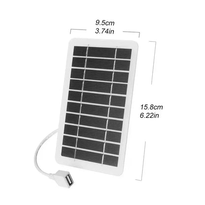 2-15W 5V USB Type-C Solar Panel Charger Kit Portable Flexible Lightweight Mini System for Phones Power Banks Car Camping Hiking
