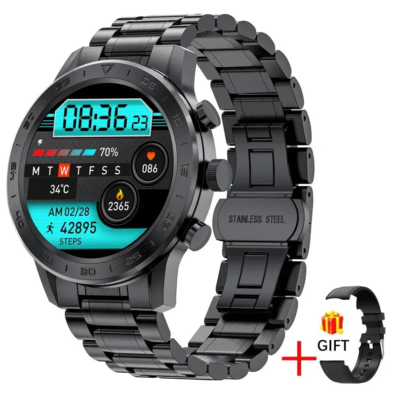 LIGE NFC 2026 New Ultra Military Smart Watch Men 1.32" IPS IP67 Waterproof ECG Smartwatch   For iOS Android Sports Smart Watches
