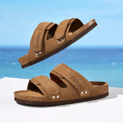 GOLDEN CAMEL Men's Shoes Non-slip Retro Breathable Casual Shoes for Men Women Beach Sandals Summer Fashion Shoes Luxury