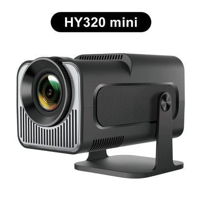 Salange HY320 MINI Android 14.0 Projector LED Beamer Home Cinema 300ANSI 720P WIFI Smart TV HD 1080P 4K Movie
