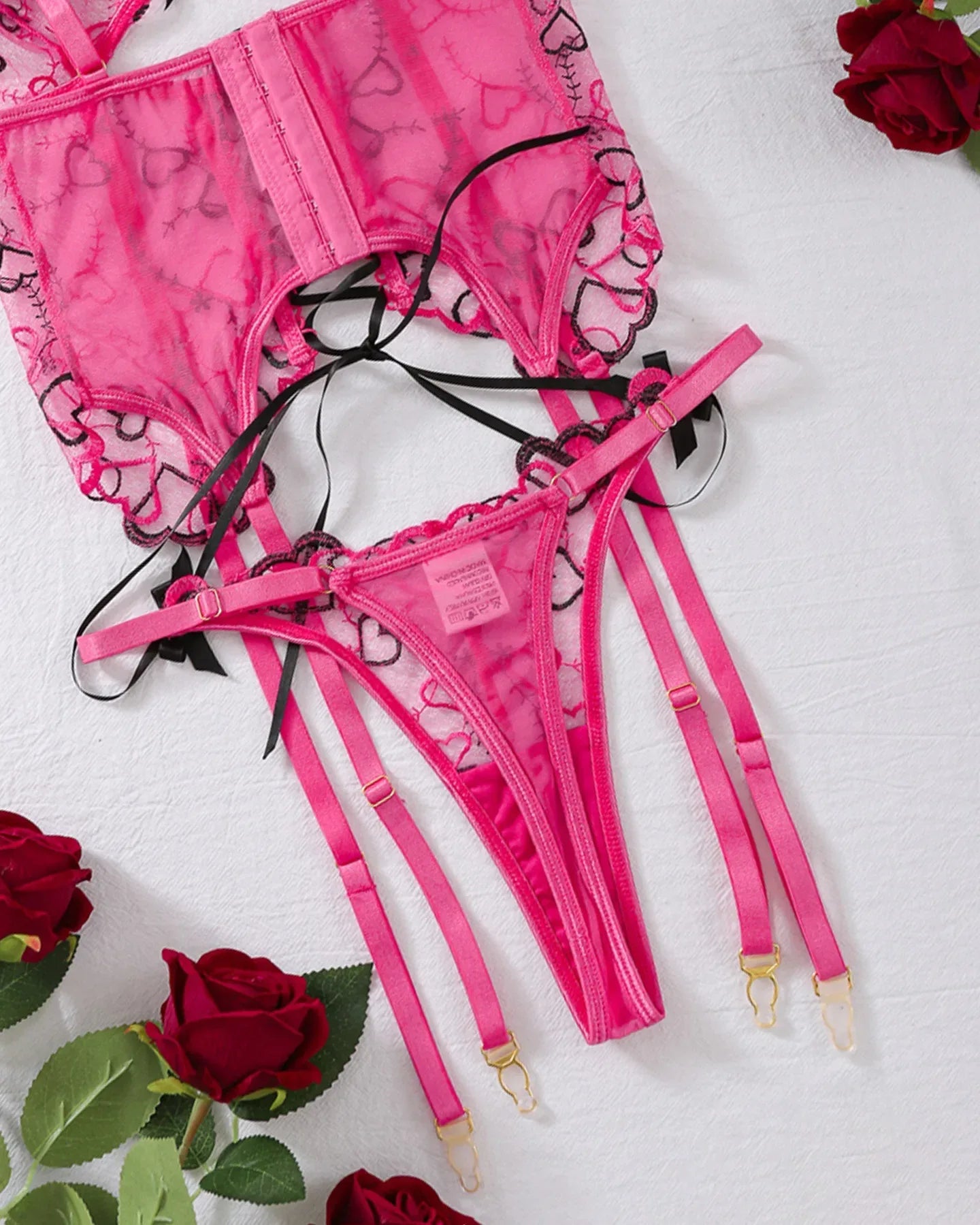 Diccvicc Women Underwear Lace Up Corset Tops Panty Set Onlyfans Darling Lingerie Sexy Intimates Romantic Outfits Female Clothes