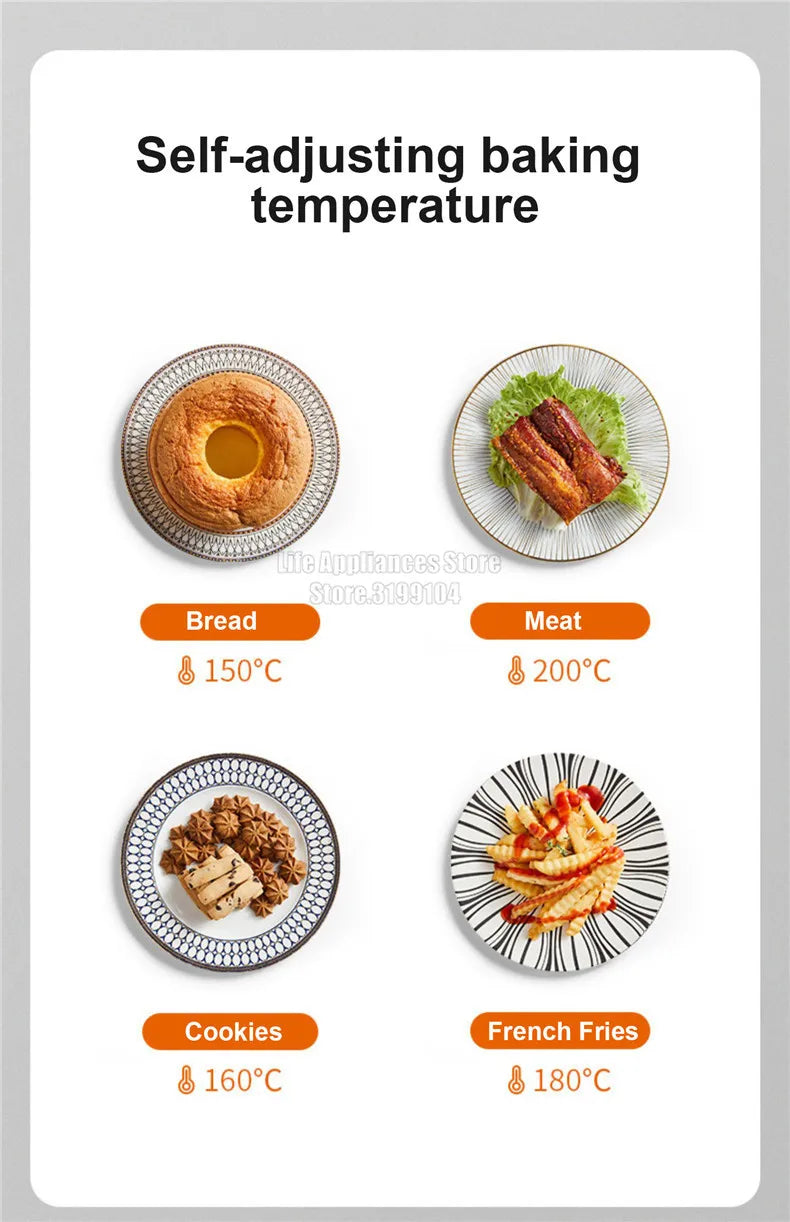 Joyoung B991 Pressure Cooker 70KPa Double Lids 220V Electric Air Fryer Multifunctional 4-In-1 Rice Cooking Pot 24H Appointment