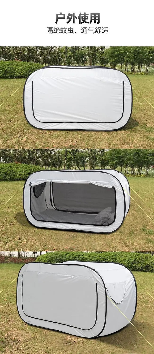 Camping folding tent free of installation integrated student dormitory blackout curtain outdoor mosquito net