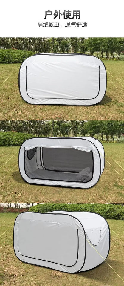 Camping folding tent free of installation integrated student dormitory blackout curtain outdoor mosquito net