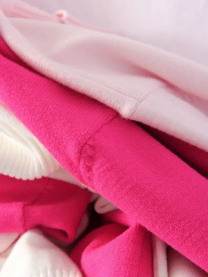Winter Pink Turtleneck Sweaters Women Oversized Autumn Warm Women's Jumper Loose Basic White Turtleneck For Women Pullovers