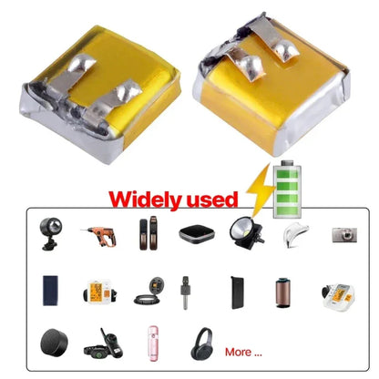 5x40mAh 3.7V 501012 Lithium Polymer Battery Lipo Rechargeable Battery for Bluetooth-compatible Headsets Speaker K1KF
