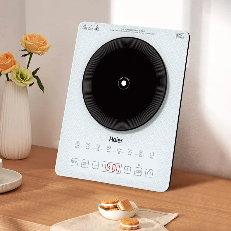 Haier microcrystalline panel induction cooker high firepower cooking hot pot special integrated induction cooker induction stove