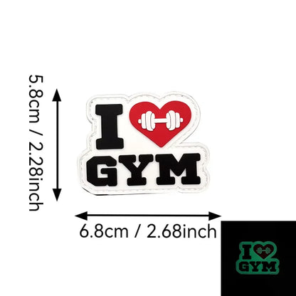 Sports Fitness Gym Patches No Pain No Gain ATHLETE team club Tactical Embroidered Patch brand Armband
